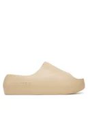 Klapki i japonki damskie - Hunter Klapki S55796 Beżowy - miniaturka - grafika 1