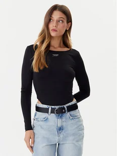 Tommy Jeans Body Silver Script DW0DW21574 Czarny Slim Fit - Body - miniaturka - grafika 1