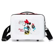 Kosmetyczki, organizery i kuferki - Kosmetyczka, możliwość dostosowania do wózka na kółkach Minnie Enjoy The Day Dots czerwona - miniaturka - grafika 1