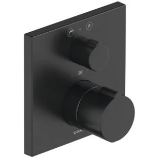 Duravit C.1 bateria wannowo-prysznicowa podtynkowa czarny mat C15200013046 - Baterie wannowe i prysznicowe - miniaturka - grafika 1