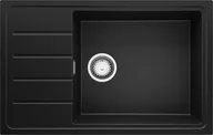 Zlewozmywaki - Zlew BRANDE LINK 780-60 BLACK (czarny mat) - miniaturka - grafika 1