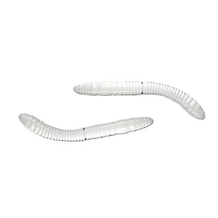 Przynęta LIBRA LURES Fatty D’Worm Tournament 5.5 cm Silver Pearl - Przynęty - miniaturka - grafika 1
