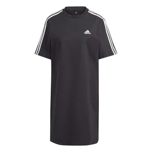 Damska Sukienka ADIDAS W 3S BF T DR HR4923 – Czarny - Sukienki - miniaturka - grafika 1