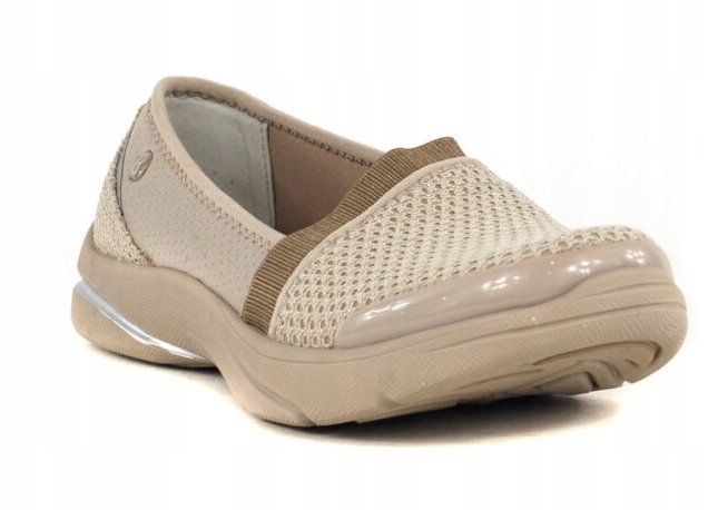 Bzees Półbuty Beżowe Wsuwane Damskie Casual 36 Ż5r