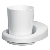 Kubki na szczoteczki do zębów - Szklanka Laguna biały - miniaturka - grafika 1