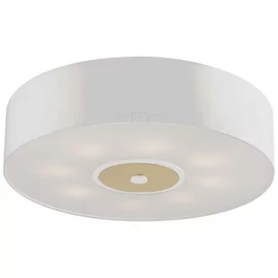 Amplex Plafon LAMPA sufitowa NABO 0284 natynkowa OPRAWA okrągła metalowa biała 0284 - Lampy sufitowe - miniaturka - grafika 1