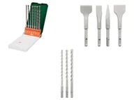 Wiertła - PARKSIDE® Zestaw wierteł SDS plus do betonu i kamienia lub krótkich dłut - miniaturka - grafika 1