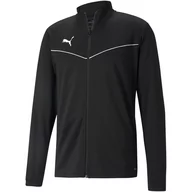 Piłka nożna - Bluza męska Puma teamRISE Training Poly Jacket czarna - miniaturka - grafika 1