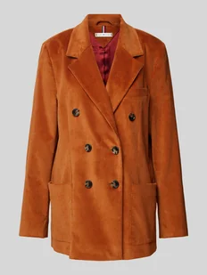 Żakiet o kroju relaxed fit ze wzorem w paski model ‘CORDUROY’ - Marynarki i żakiety damskie - miniaturka - grafika 1