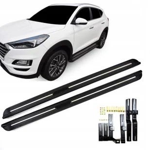 Progi Hyundai Tucson 2015-20 stopnie boczne - Akcesoria tuningowe - miniaturka - grafika 1