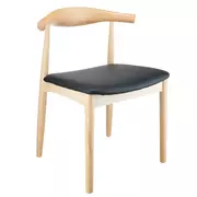Krzesła - Jesionowe krzesło Classy drewniane czarne do kuchni - miniaturka - grafika 1
