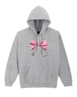 Bluzy damskie - Bluza Stetoskop i kokarda dla Lekarza Lekarki Prezent Szara XXL - miniaturka - grafika 1