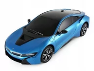 Zabawki zdalnie sterowane - Samochód zdalnie ster. BMW i8 niebieski RASTAR1:18 - miniaturka - grafika 1