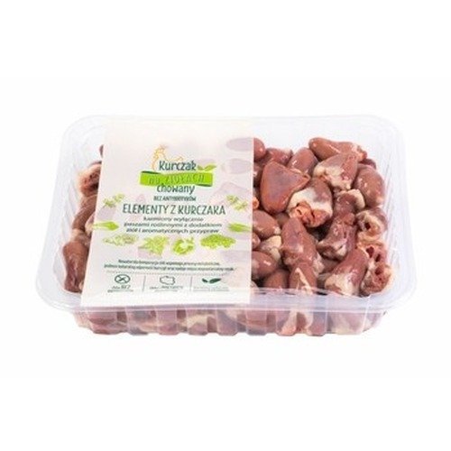 Serca z kurczaka na ziołach od kurcząt chowanych bez antybiotyków około 700g