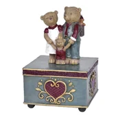 Ozdoby bożonarodzeniowe - Pozytywka świąteczna z misiami Ego Dekor - miniaturka - grafika 1