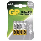 Baterie i akcesoria - Bateria alkaliczna, AAA (LR03), AAA, 1.5V, GP, blistr, 4-pack, Alkaline - miniaturka - grafika 1