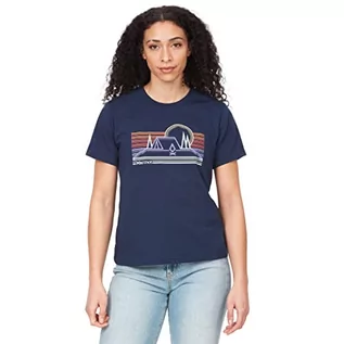 Koszulki i topy damskie - Marmot Damska koszulka Bivouac T, Arctic Navy, mała - grafika 1