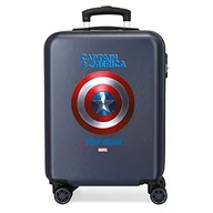 Walizki - Marvel Captain AmericaBlue twarda walizka podręczna - miniaturka - grafika 1