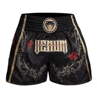 Kimona, stroje i obuwie - Spodenki treningowe męskie Venum Santa Muerte 5.0 Muay Thai Shorts - miniaturka - grafika 1
