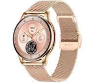 Smartwatch - Rubicon RNCF30 Różowe złoto - miniaturka - grafika 1