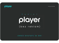 Kody i doładowania cyfrowe - Kod aktywacyjny PLAYER (bez reklam) 30 dni - miniaturka - grafika 1