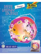 Zabawki kreatywne - Folia Lampion w kolorze jasnoróżowym do złożenia - miniaturka - grafika 1
