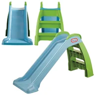 Place zabaw - Little Tikes First Slide Zjeżdżalnia 95 cm Ślizgu Niebiesko-Zielona - miniaturka - grafika 1