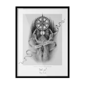 Ramki na zdjęcia - Duża ramka dekoracyjna TULUP czarna na zdjęcia – 60x80 cm – prostokątna - miniaturka - grafika 1