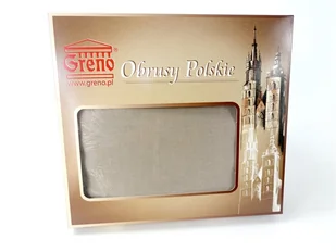 Obrus plamoodporny 130x180 Maki lniany Polski Greno - Obrusy i serwetki - miniaturka - grafika 1