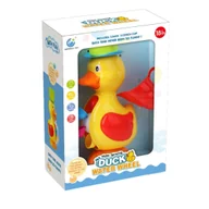 Zabawki do kąpieli - KACZKA Z KOŁOWROTKIEM DO KĄPIELI ZABAWKA WODNA MAŁY DZBANEK KAPELUSZ - miniaturka - grafika 1
