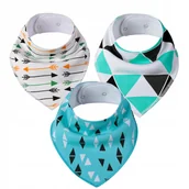 Śliniaki i fartuszki - Śliniaczek bawełna 100% śliniak Chusta Apaszka - miniaturka - grafika 1