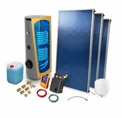 Kolektory słoneczne - WEBER  Zestaw solarny 3 X FX-PX 2.5 zasobnik 300 l. - miniaturka - grafika 1