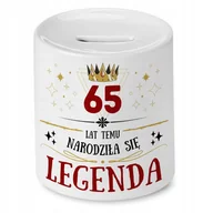 Skarbonki - Skarbonka na Urodziny 65 65te 65-te na Prezent z Nadrukiem ze Zdjęciem - miniaturka - grafika 1