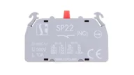 Inne akcesoria elektryczne - Spamel Spółdzielnia Inwalidów Styk pomocniczy 1R montaż czołowy SP22\01-1 - miniaturka - grafika 1