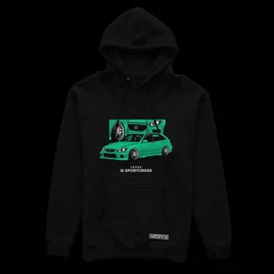 Bluza z kapturem Lexus IS Sportcross zielony-3XL - Odzież do sportów motorowych - miniaturka - grafika 1