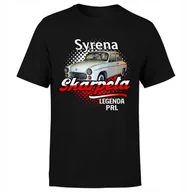 Koszulki męskie - Koszulka męska z nadrukiem SYRENA kultowe auta PRL S - miniaturka - grafika 1