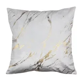 Poszewki na poduszki - Poszewka STORM 45 x 45 cm biało-złoty - miniaturka - grafika 1