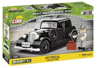 Cobi 2251. Historical Collection. World War II. 1937 Mercedes 230 - Klocki - miniaturka - grafika 1