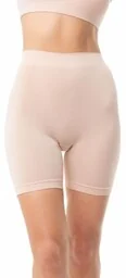 Bermudy damskie bambusowe przewiewne i elastyczne beż Bamboo Bermuda Shorts Julimex - Majtki damskie - miniaturka - grafika 1