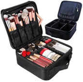 Kosmetyczki, organizery i kuferki - Kosmetyczka n kosmetyki+gąbka blendowania+12pędzli - miniaturka - grafika 1