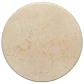 Blaty meblowe i parapety okienne - VidaXL Lumarko Blat do stołu, kremowy, 50 x 2,5 cm, marmur 149192 VidaXL - miniaturka - grafika 1