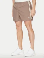 Spodenki męskie - adidas Szorty sportowe adicolor Classics Sprinter JP1021 Beżowy Regular Fit - miniaturka - grafika 1