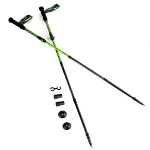 Spokey Kijki do nordic walking Sky Run Czarno-zielony - Nordic walking - miniaturka - grafika 1