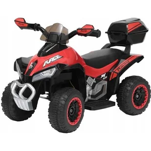 Enero QUAD ELEKTRYCZNY MICRON CZERWONY 1032788 11035211108 - Pojazdy elektryczne dla dzieci - miniaturka - grafika 1