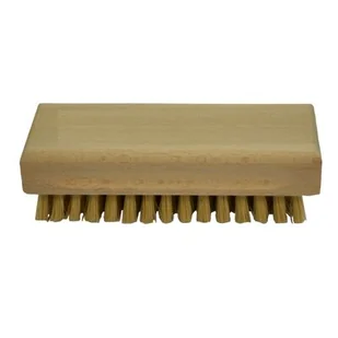 Szczotka do mycia rąk 55 x 110 mm, oprawa drewniana włosie mieszane SINPO - Miotły, szufle, mopy - miniaturka - grafika 1