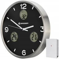 Zegary - Bresser Bresser MyTime io Wall Clock 30cm black 8020210CM3000 - miniaturka - grafika 1