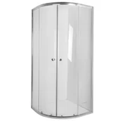 Kabiny prysznicowe - Invena Vitoria 90x90 profil chrom szkło transparentne AK-49-195 - miniaturka - grafika 1