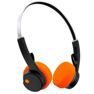no name Mondo | Słuchawki | Zobacz materiał M1201 | Wbudowany mikrofon | Łączność Bluetooth | Czarny - Słuchawki - miniaturka - grafika 1