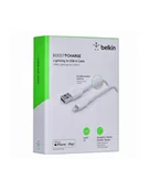Kable komputerowe i do monitorów - belkin Kabel Braided USB- Lightning 2m biały CAA002bt2MWH - miniaturka - grafika 1