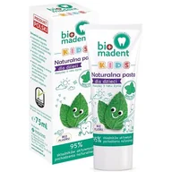 Pasty do zębów - BioMadent BIO MADENT Naturalna pasta dla dzieci MIĘTKA 75ml bez fluoru - miniaturka - grafika 1